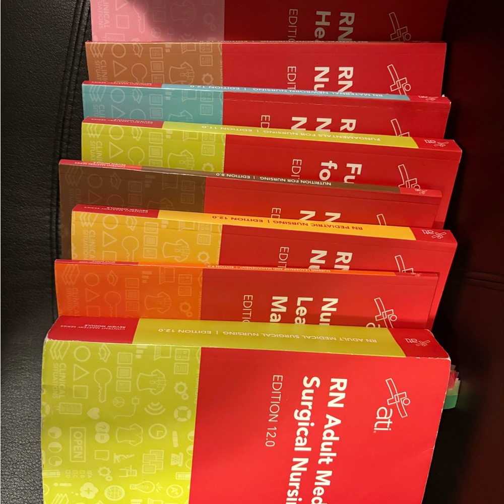 ATI 9 Nursing Textbooks- Most Current